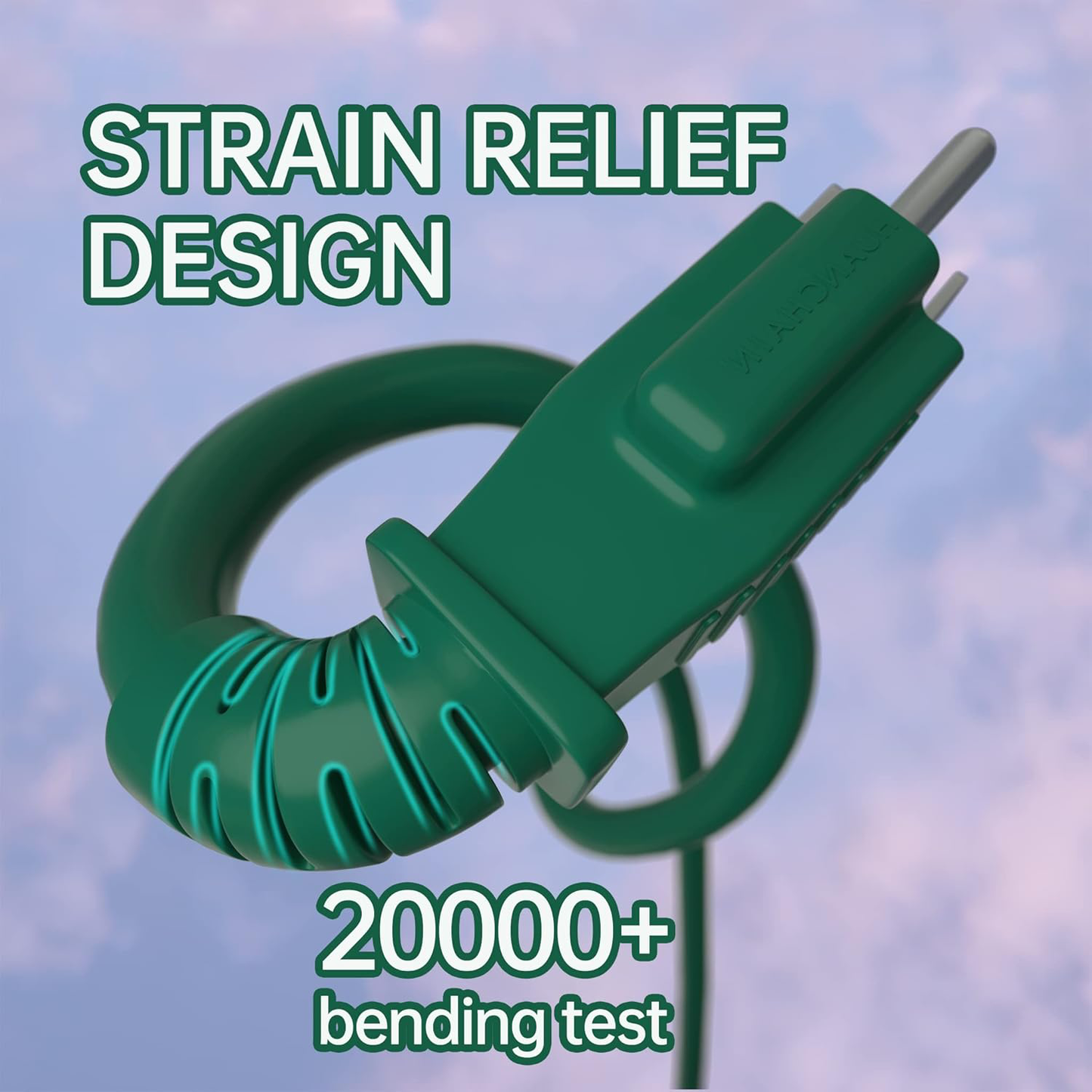 100Ft 3 Prong Heavy Duty Waterproof Outdoor Extension Cord, 16/3, 10A 1250W 16AWG Flexible Cold-Resistant Cord, Ideal for Outdoor Use, ETL Certified