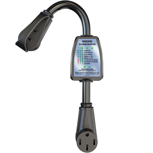ONDOG RV50A01-1F RV Surge Protectors 50Amp 125V Power Protector.