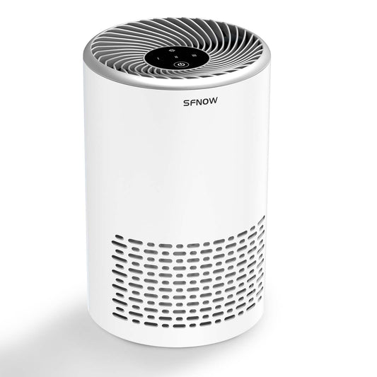 Air Purifiers for Bedroom, SFNOW H13 True HEPA Air Filter, Quiet Air Cleaner removes Dust Smoke Pollutants Odor ,Covers Up to 215 ft² ,Portable Small Air Purifier for Home, Office, Living Room