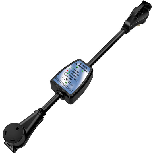 ONDOG RV30A01-1F RV Surge Protector 30Amp 125V , Monitor with Surge Protection(4100 Joules).